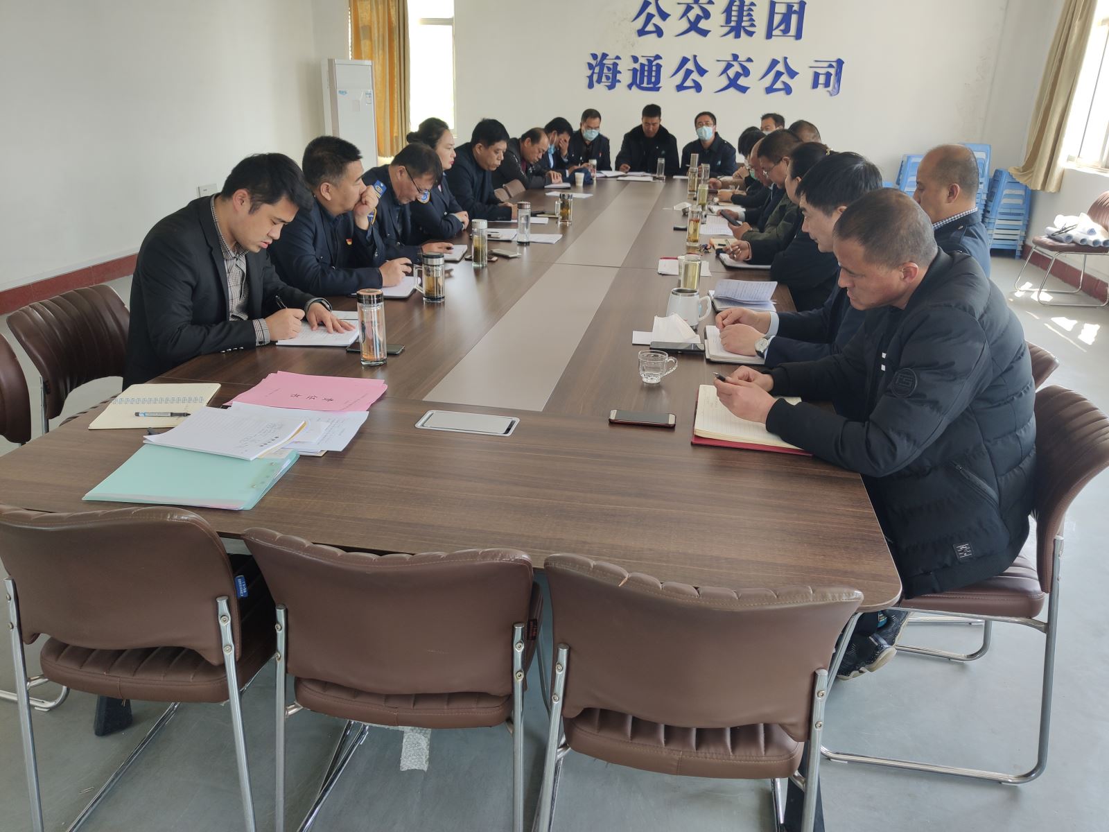 公交集团公交事业一部开展“五一”节前党风廉政警示教育会议