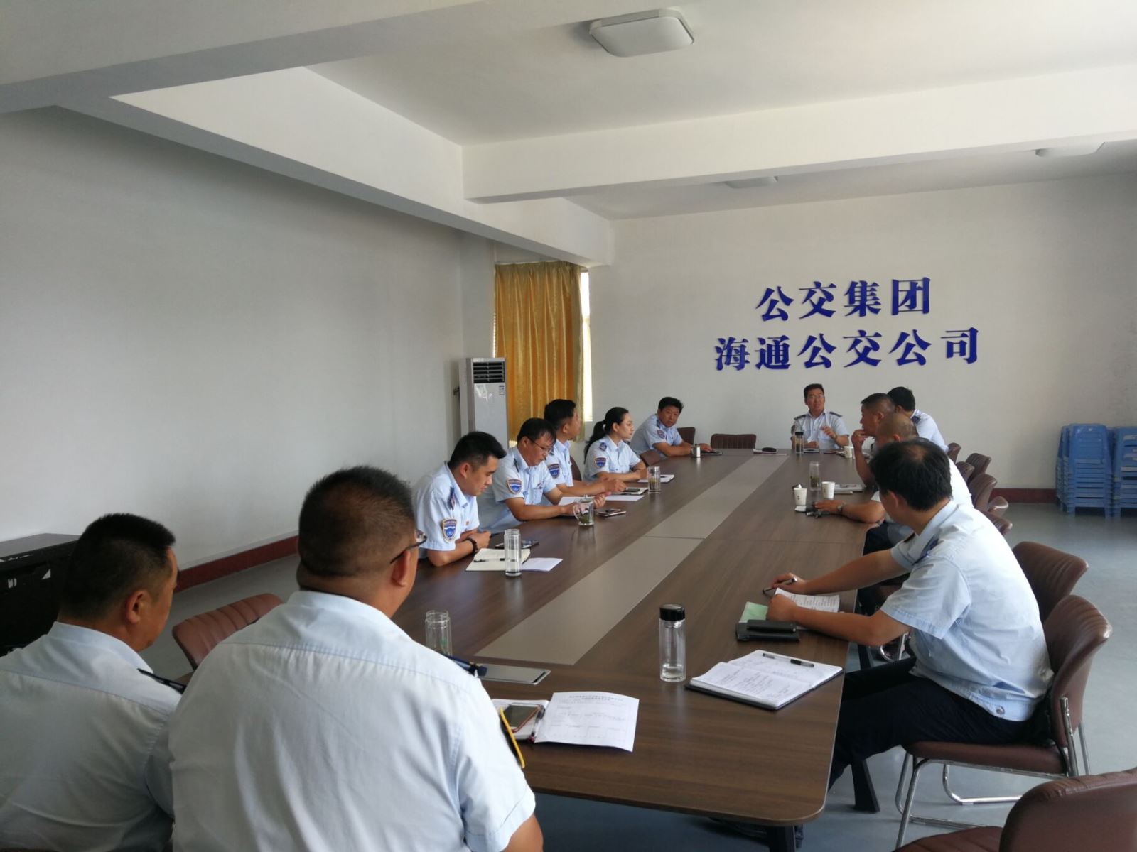 公交集团海通公交公司召开“夏季三送”专题会议