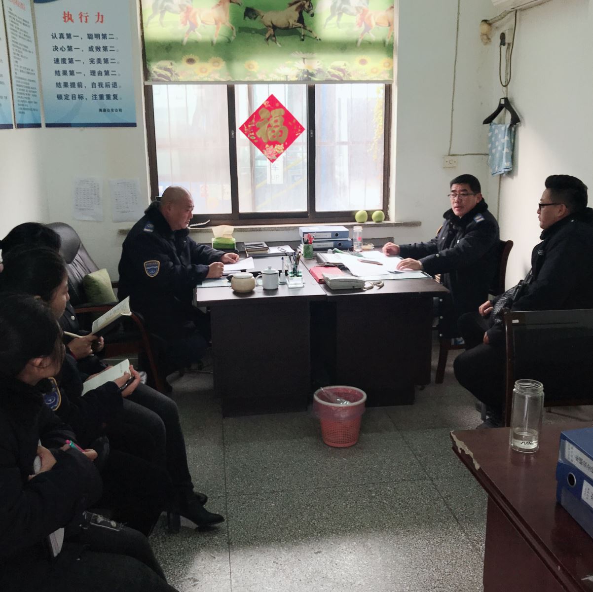公交集团海通公交公司召开“创文”专项会议