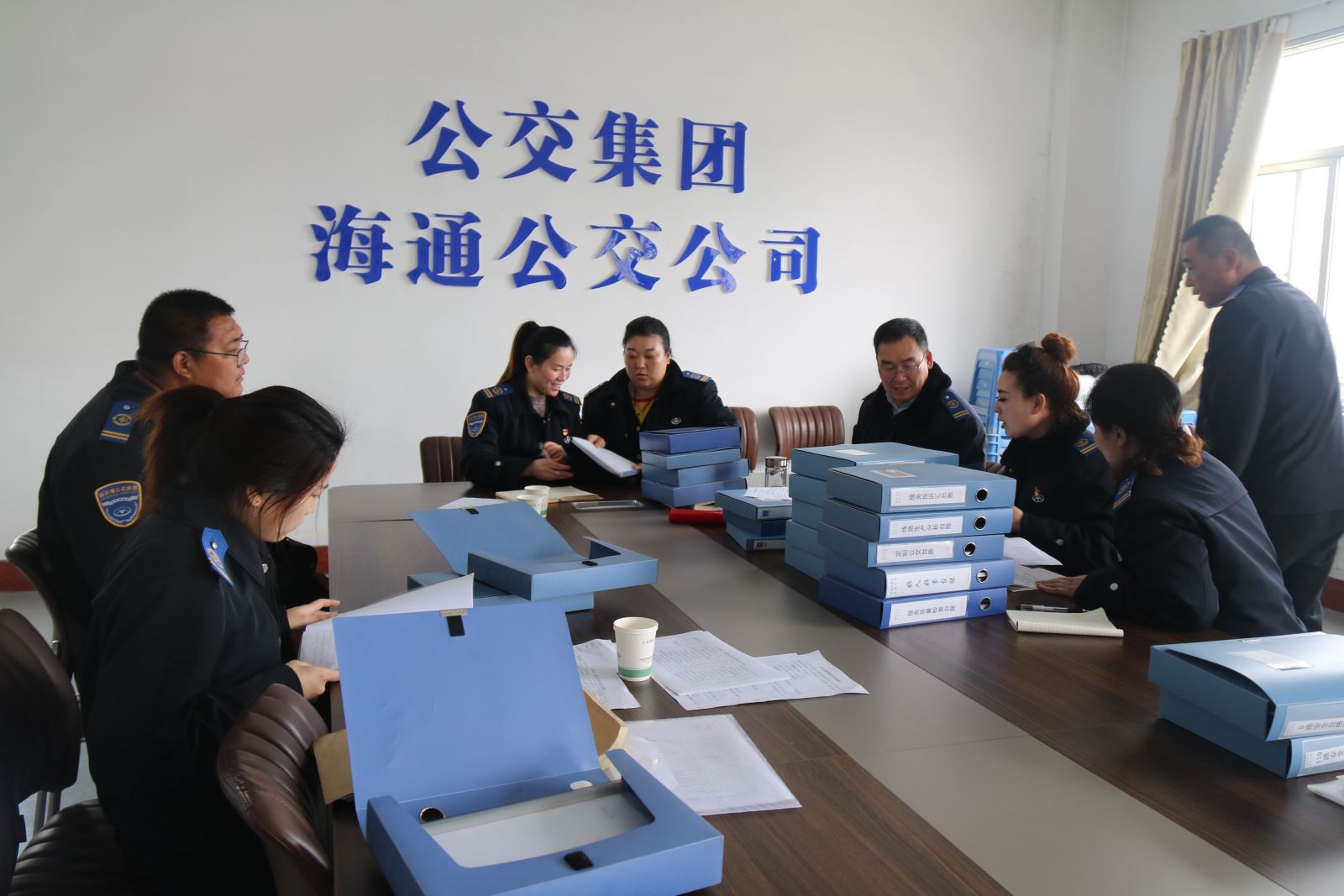 公交集团公交事业一部开展基础台账评比活动