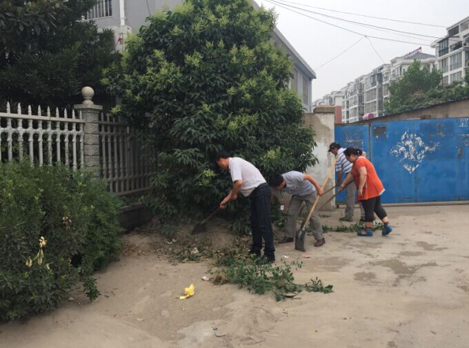 海州公司积极组织在职党员进社区活动