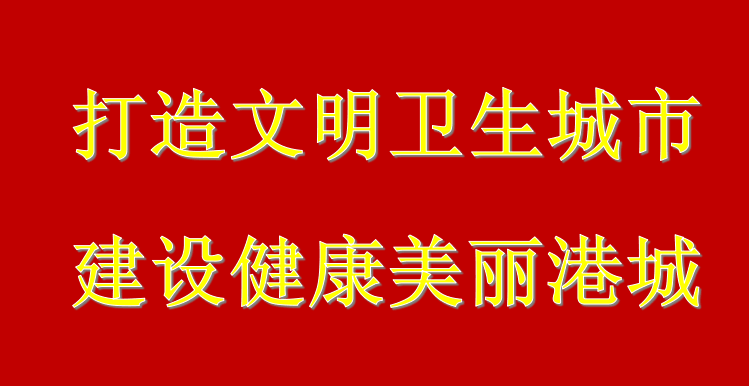 打造文明文明卫生城市 建设健康美丽港城