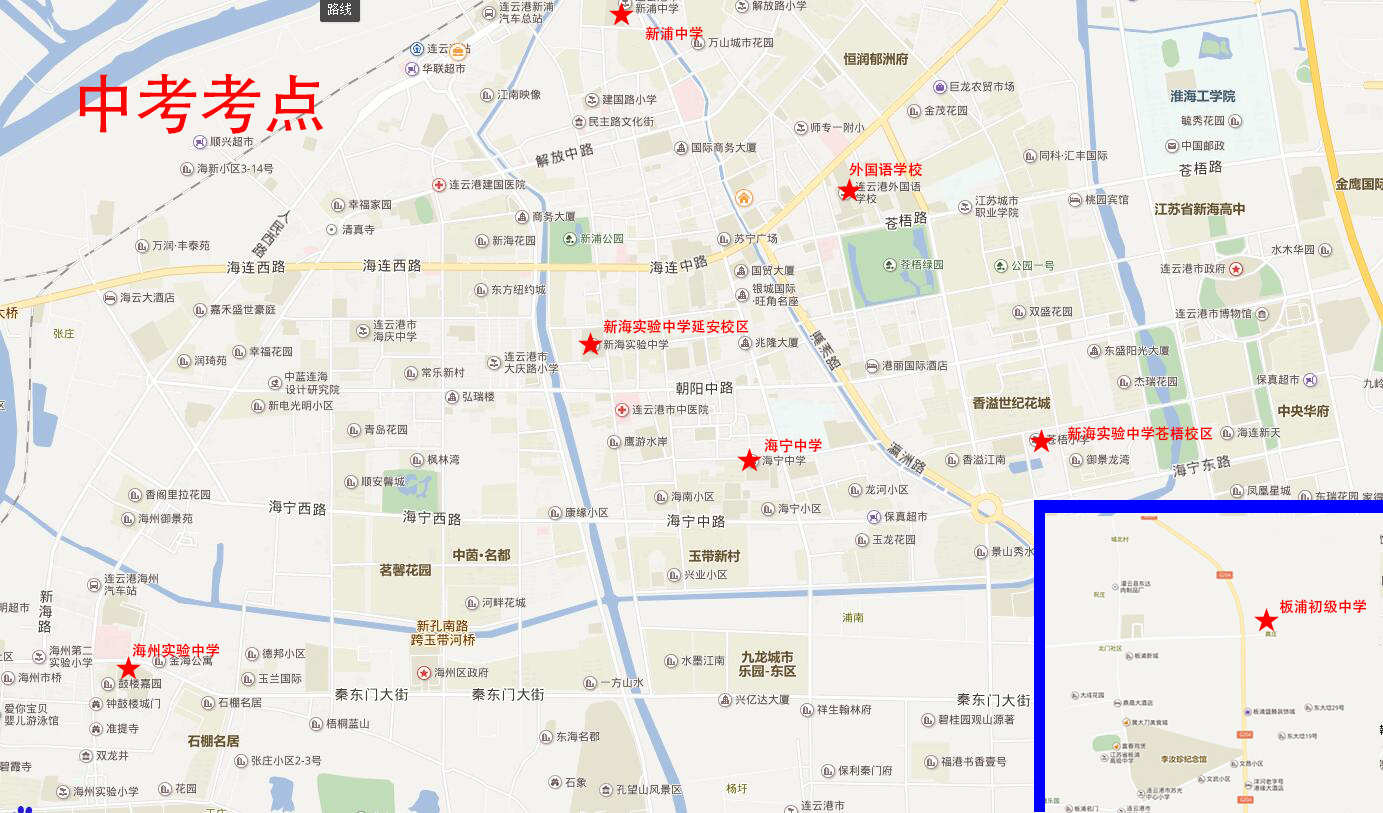 中考考生看过来,这里有你们需要的市区考点途径公交线路！