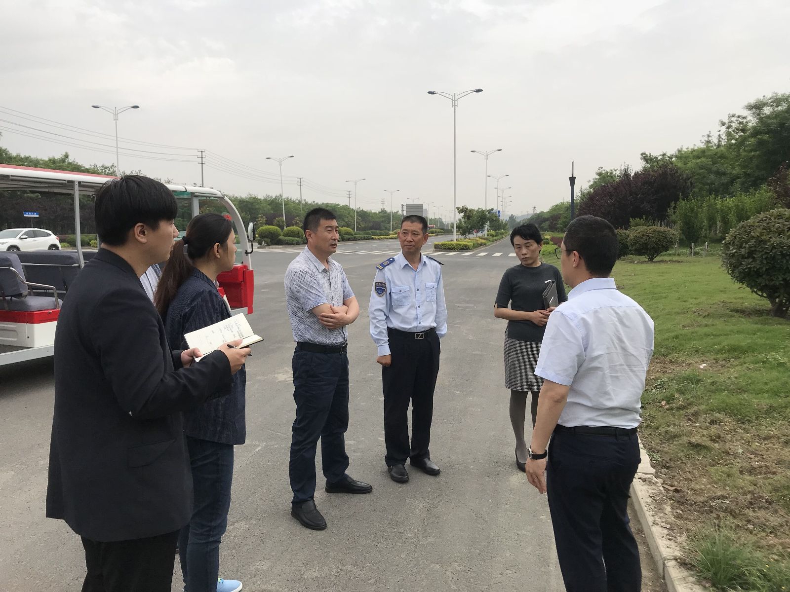 公交集团东部公司协调解决康缘药业公交站点及公交场站规划建设工作
