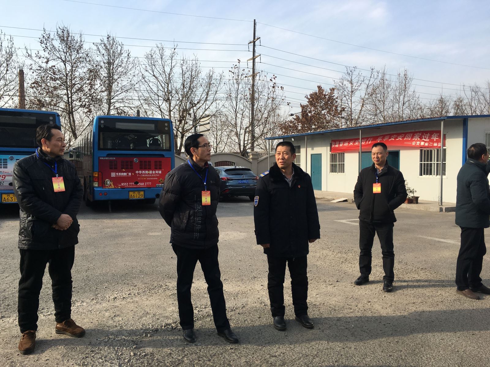 市春运办检查组协同连云区春运办检查组至公交集团公交事业二部开展春运检查